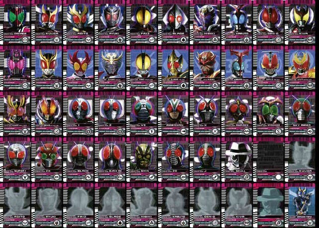 Kamen Rider Decade Complete Selection Modification Rider Card Set Gallery Image 3