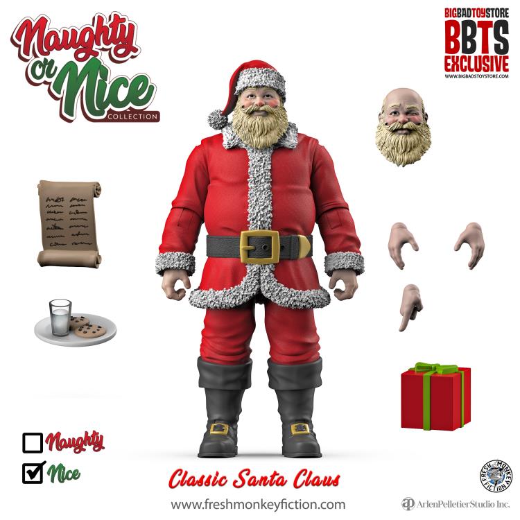 Naughty or Nice Collection Classic Santa BBTS Exclusive Figure Gallery Image 3