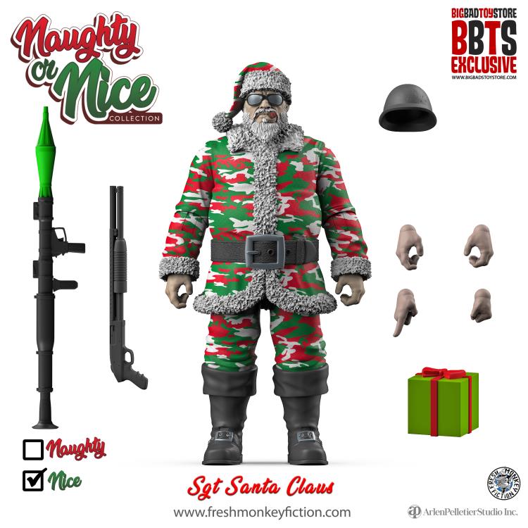 Naughty or Nice Collection Sgt. Santa BBTS Exclusive Figure Gallery Image 3