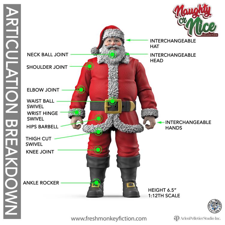 Naughty or Nice Collection Cyborg Santa BBTS Exclusive Figure Gallery Image 4