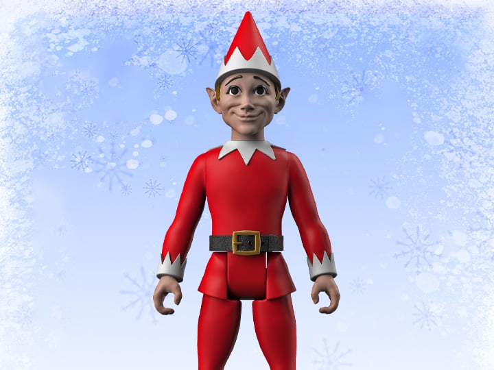 Naughty or Nice Collection Fredy the Elf BBTS Exclusive Figure Gallery Image 1