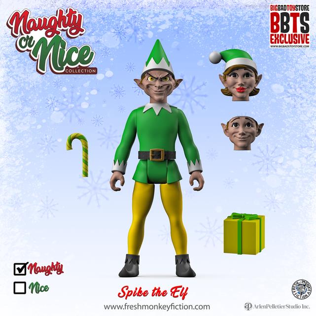 Naughty or Nice Collection Spike the Elf BBTS Exclusive Figure Gallery Image 3