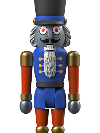 Naughty or Nice Collection Robot Nutcracker BBTS Exclusive Figure Gallery Image 2