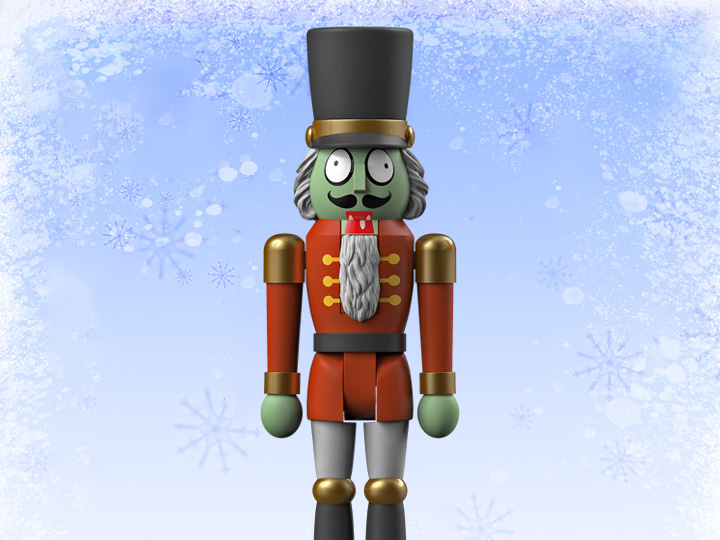 Naughty or Nice Collection Zombie Nutcracker BBTS Exclusive Figure Gallery Image 1