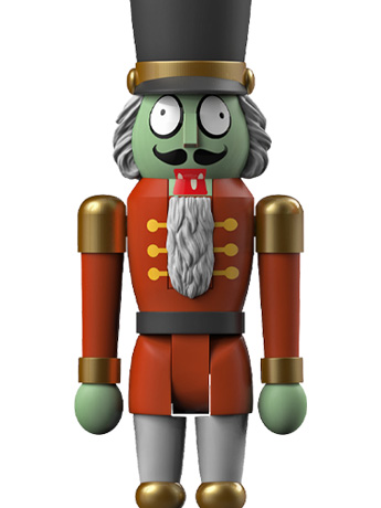 Naughty or Nice Collection Zombie Nutcracker BBTS Exclusive Figure Gallery Image 2