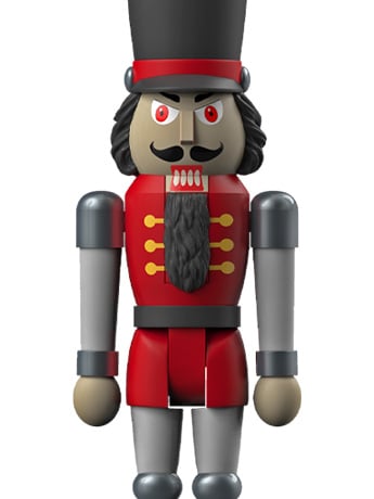 Naughty or Nice Collection Evil Nutcracker BBTS Exclusive Figure Gallery Image 2