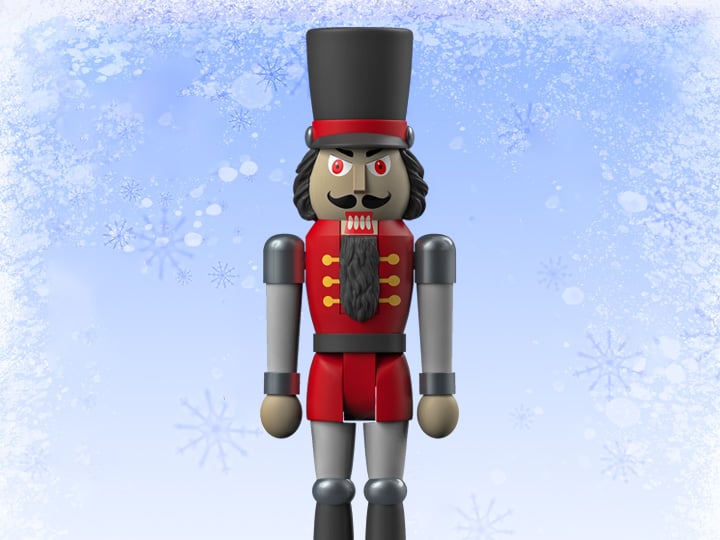 Naughty or Nice Collection Evil Nutcracker BBTS Exclusive Figure Gallery Image 1