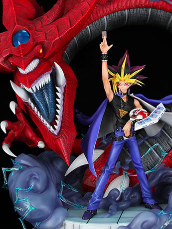 Yu-Gi-Oh! Yugi and Slifer the Sky Dragon 1/6 Scale Limited Edition Statue Gallery Image 2