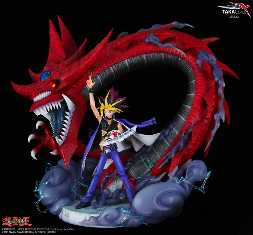 Yu-Gi-Oh! Yugi and Slifer the Sky Dragon 1/6 Scale Limited Edition Statue Gallery Image 4