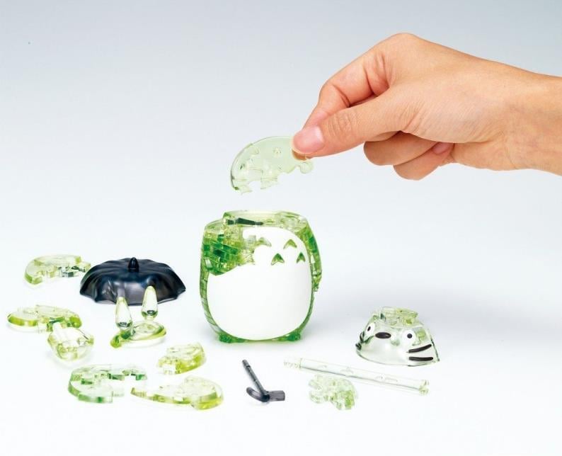 My Neighbor Totoro Totoro (Green) 42-Piece 3D Crystal Puzzle Gallery Image 3