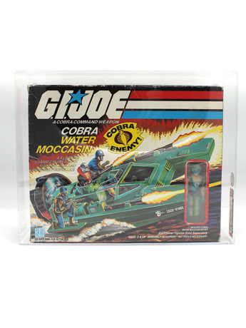 G.I. Joe: A Real American Hero 1984 Cobra Water Moccasin (Green Gloves) (CAS Grade 70+) Gallery Image 2
