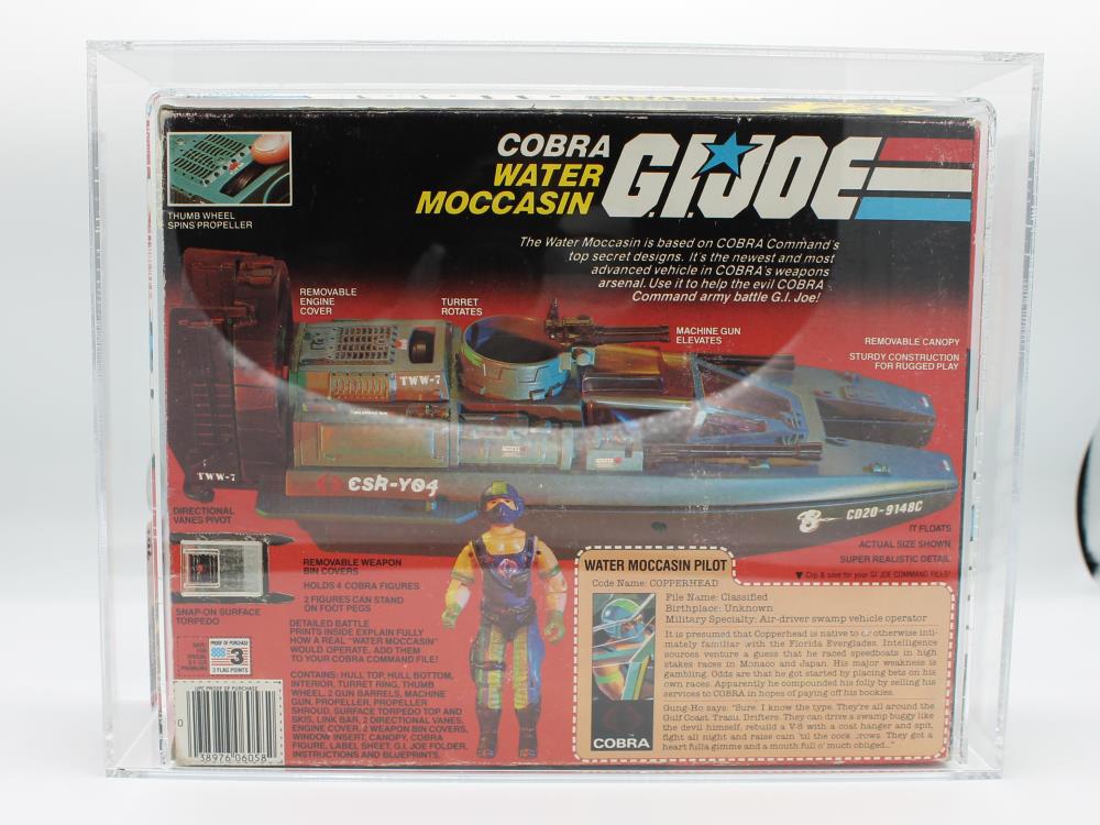 G.I. Joe: A Real American Hero 1984 Cobra Water Moccasin (Green Gloves) (CAS Grade 70+) Gallery Image 4