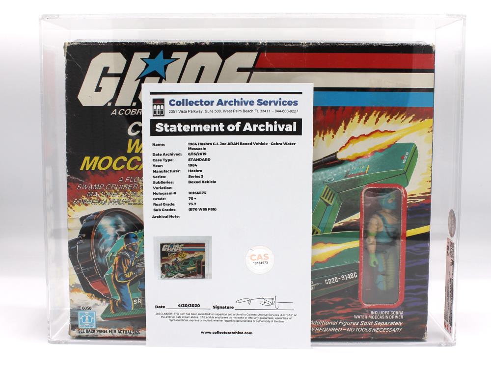 G.I. Joe: A Real American Hero 1984 Cobra Water Moccasin (Green Gloves) (CAS Grade 70+) Gallery Image 9