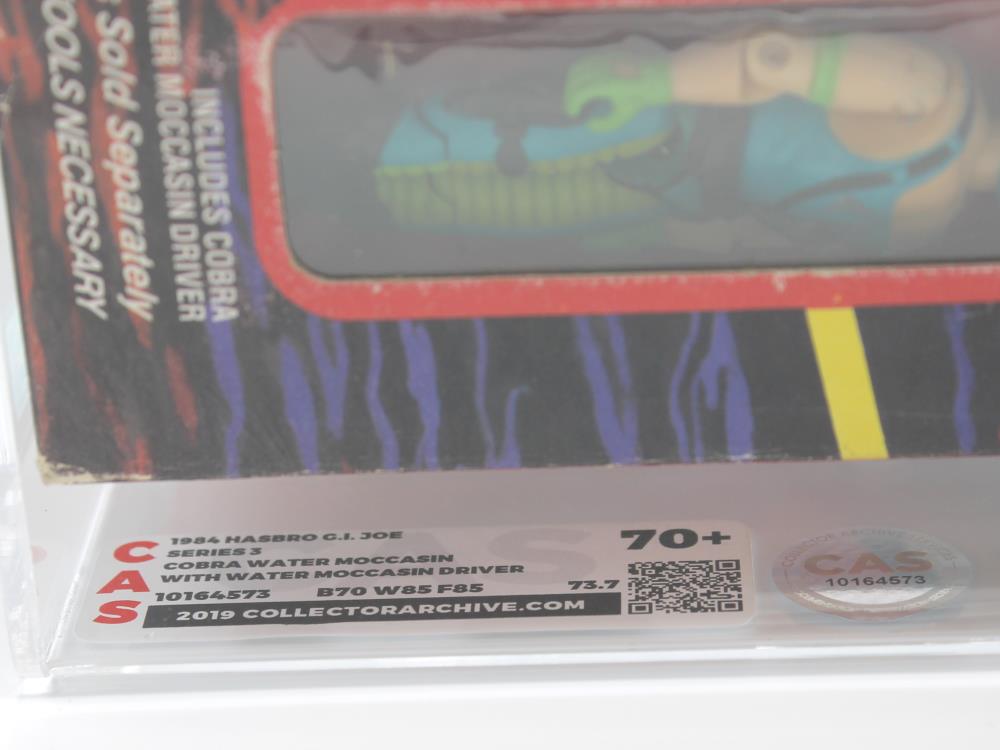 G.I. Joe: A Real American Hero 1984 Cobra Water Moccasin (Green Gloves) (CAS Grade 70+) Gallery Image 7