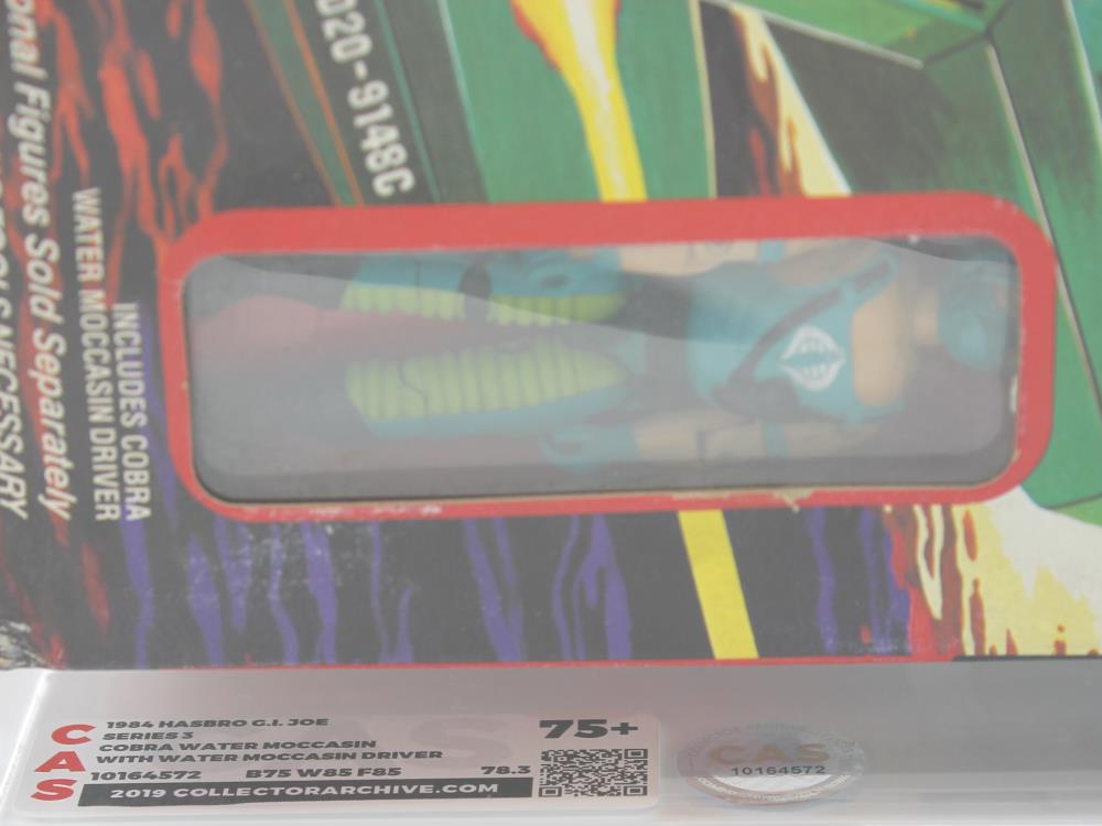 G.I. Joe: A Real American Hero 1984 Cobra Water Moccasin (Blue Gloves) (CAS Grade 75+) Gallery Image 7