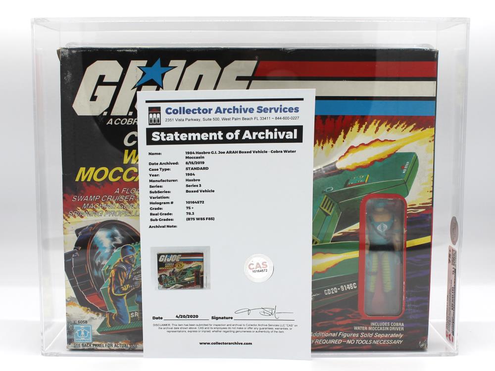G.I. Joe: A Real American Hero 1984 Cobra Water Moccasin (Blue Gloves) (CAS Grade 75+) Gallery Image 9
