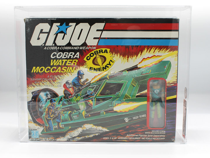 G.I. Joe: A Real American Hero 1984 Cobra Water Moccasin (Blue Gloves) (CAS Grade 75+) Gallery Image 1