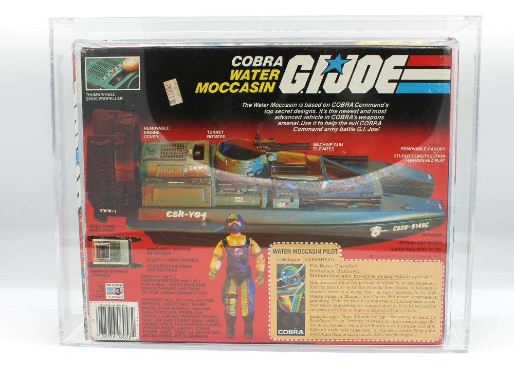 G.I. Joe: A Real American Hero 1984 Cobra Water Moccasin (Blue Gloves) (CAS Grade 75+) Gallery Image 4