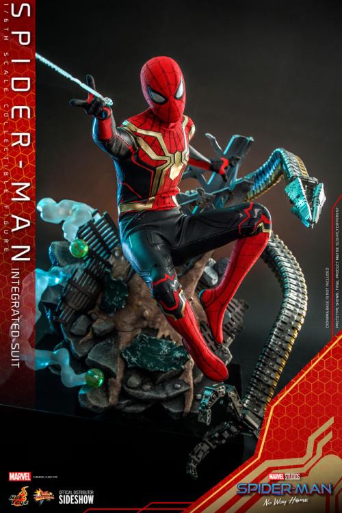 Spider-Man: No Way Home MMS623 Spider-Man (Integrated Suit) 1/6th Scale Collectible Figure Gallery Image 11