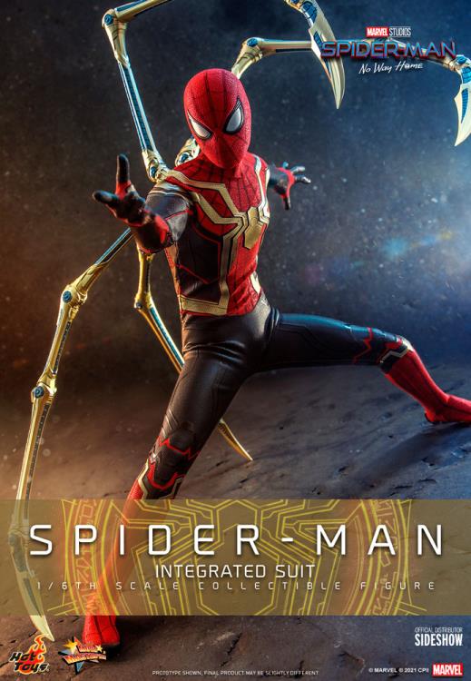 Spider-Man: No Way Home MMS623 Spider-Man (Integrated Suit) 1/6th Scale Collectible Figure Gallery Image 3