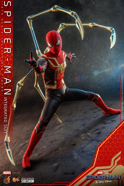 Spider-Man: No Way Home MMS623 Spider-Man (Integrated Suit) 1/6th Scale Collectible Figure Gallery Image 7