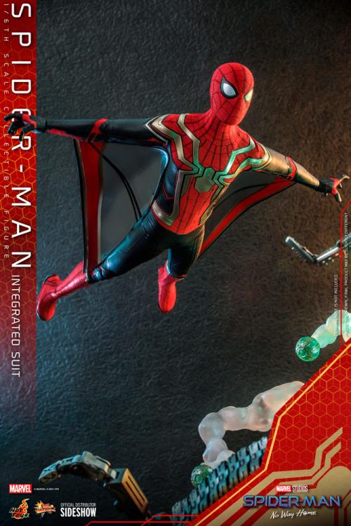 Spider-Man: No Way Home MMS623 Spider-Man (Integrated Suit) 1/6th Scale Collectible Figure Gallery Image 5