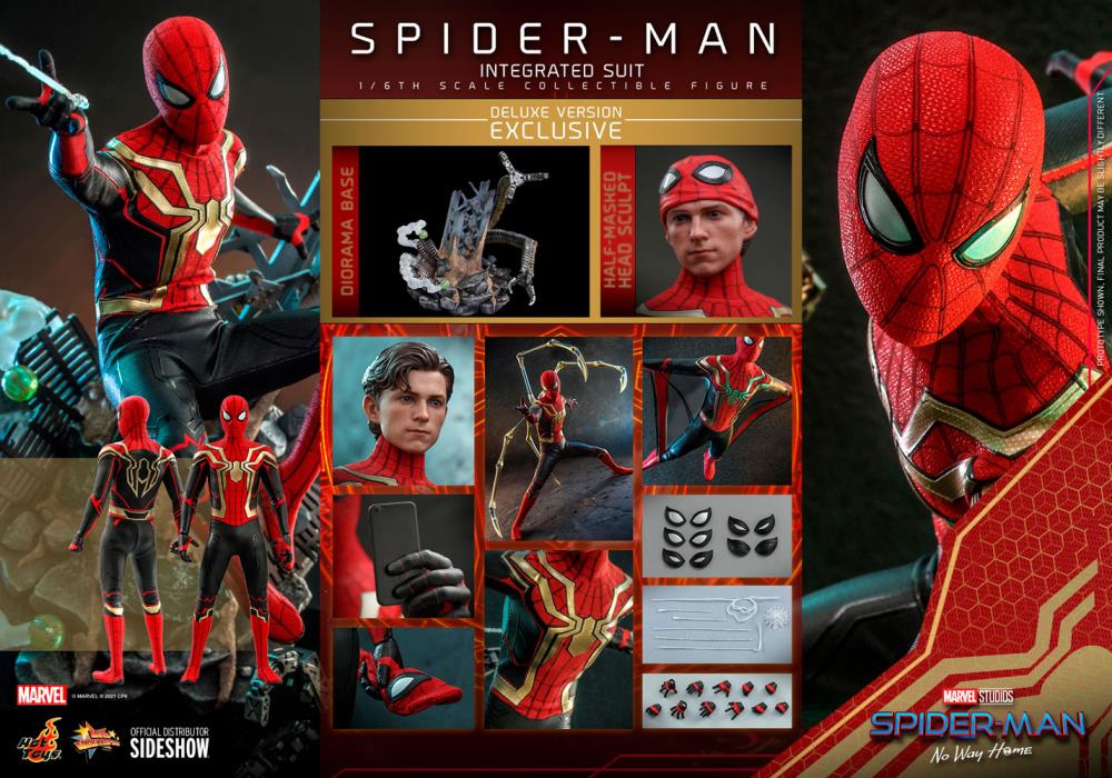 Spider-Man: No Way Home MMS624 Spider-Man (Integrated Suit) Deluxe