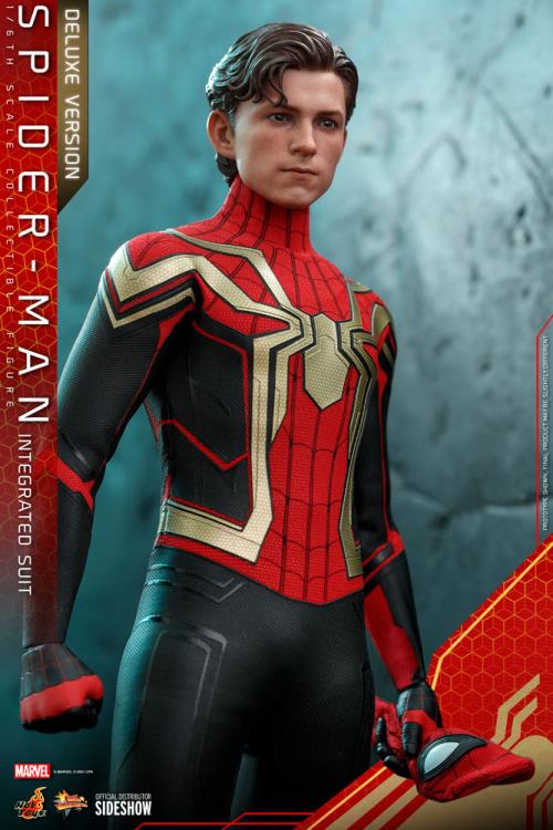 Spider-Man: No Way Home MMS624 Spider-Man (Integrated Suit) Deluxe 1/6th Scale Collectible Figure Gallery Image 19