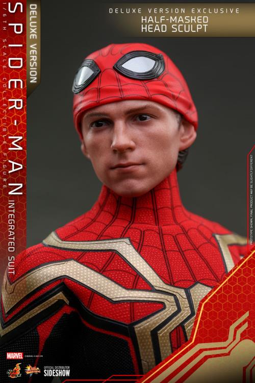Spider-Man: No Way Home MMS624 Spider-Man (Integrated Suit) Deluxe 1/6th Scale Collectible Figure Gallery Image 20