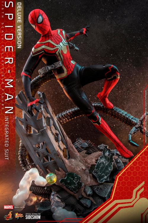 Spider-Man: No Way Home MMS624 Spider-Man (Integrated Suit) Deluxe 1/6th Scale Collectible Figure Gallery Image 10