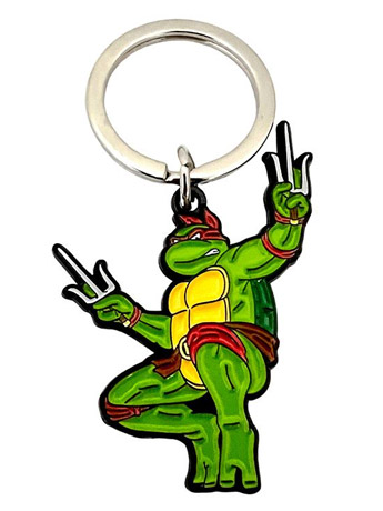 Teenage Mutant Ninja Turtles Raphael (Leaping) Keychain