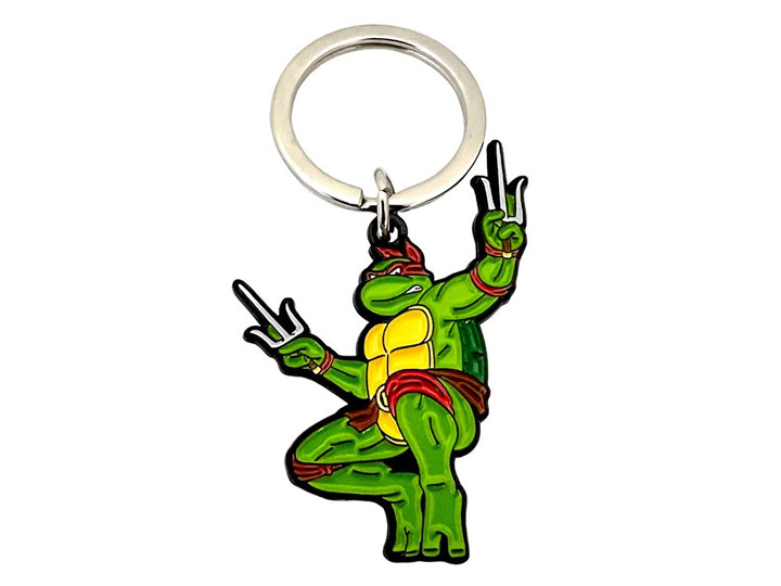 Teenage Mutant Ninja Turtles Raphael (Leaping) Keychain