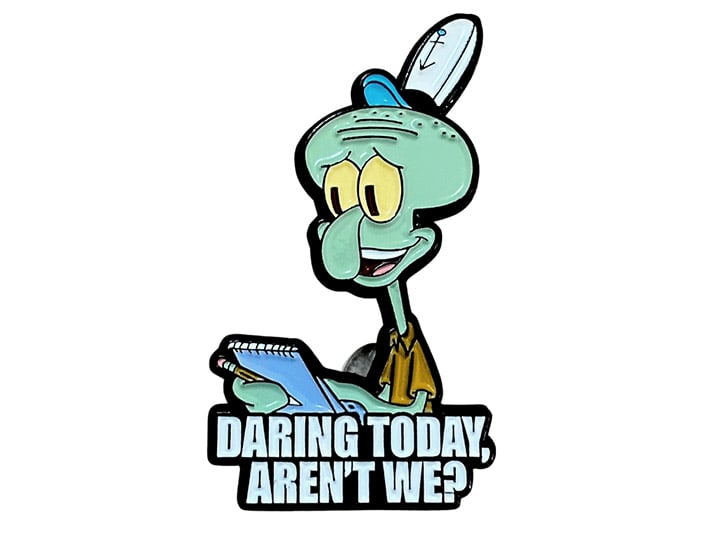 SpongeBob SquarePants Daring Today, Aren't We? Enamel Pin Gallery Image 1