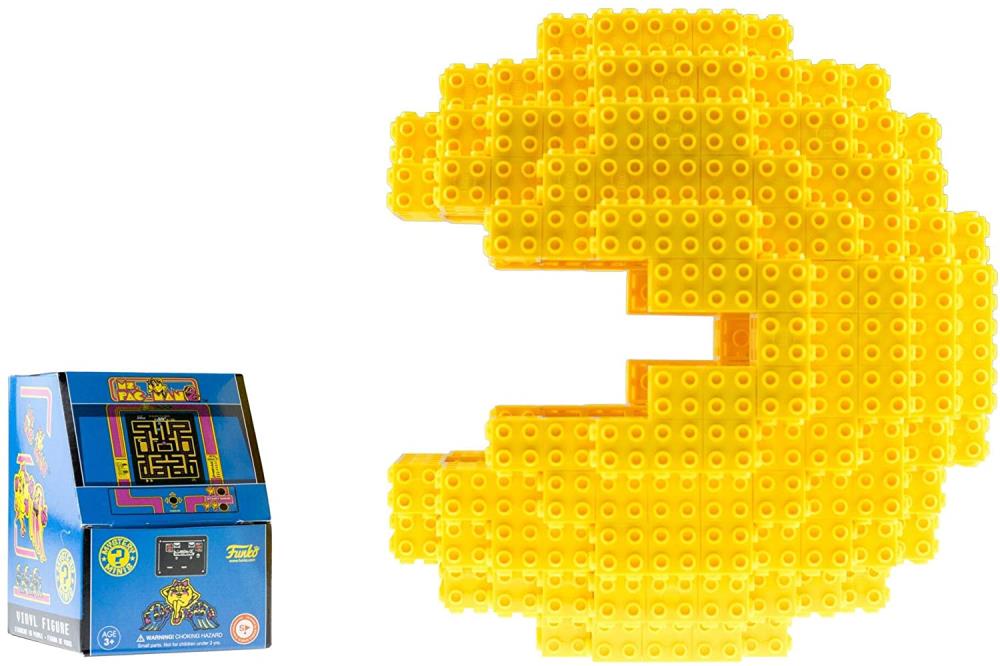 Pac-Man Classic Briks Giant Pac-Man 3D Model Set