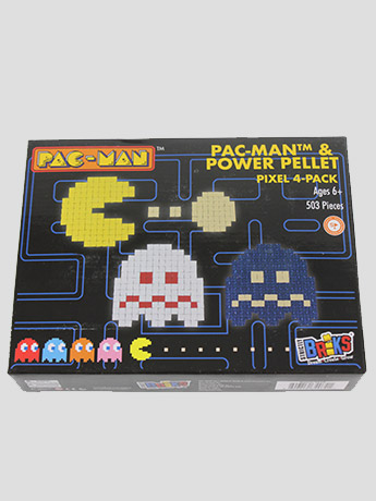 Pac-Man Classic Briks Pac-Man & Power Pellet Pixel 4-Pack Gallery Image 2