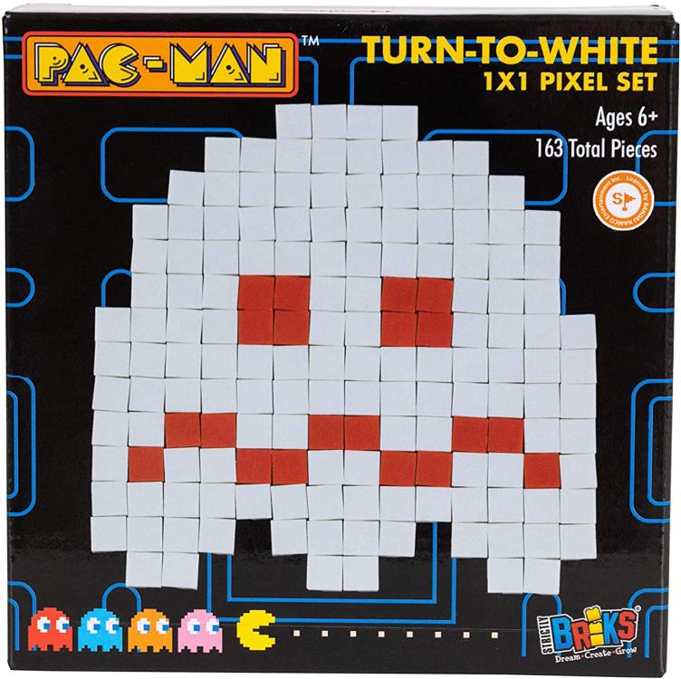 Pac-Man 1X1 Pixel Building Bricks Turn-To-White Gallery Image 3