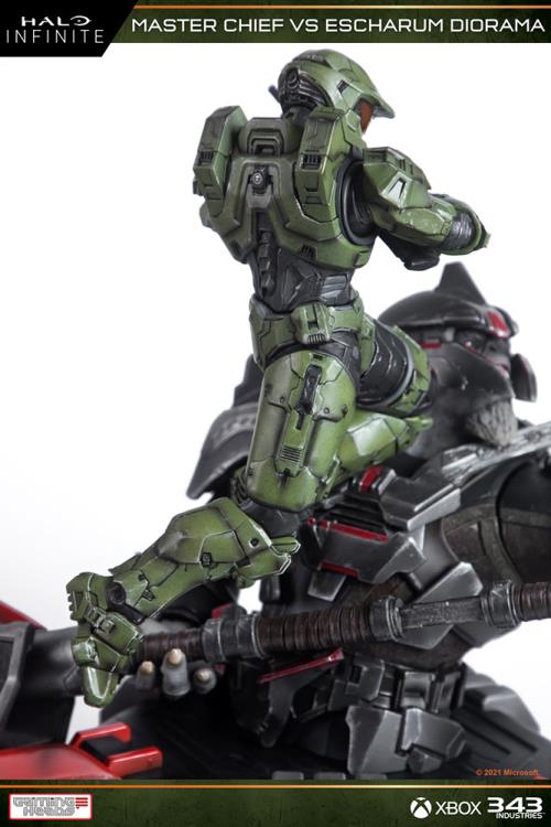 Halo Infinite Master Chief vs. Escharum Diorama Gallery Image 14