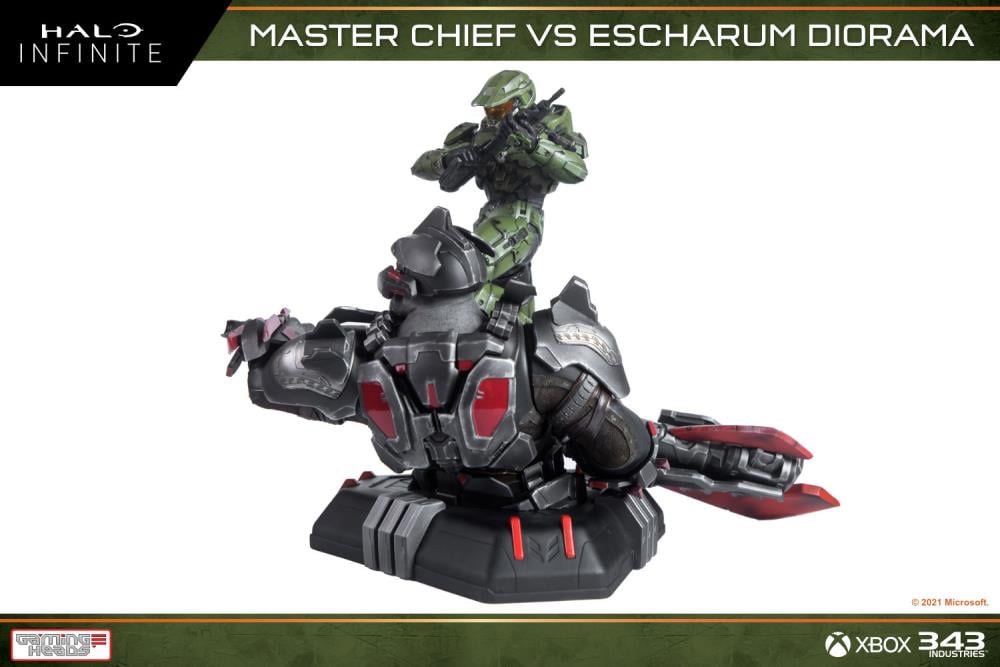 Halo Infinite Master Chief vs. Escharum Diorama Gallery Image 8