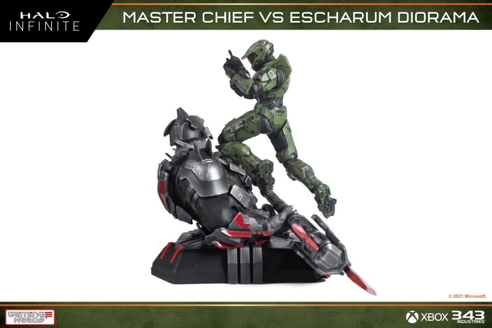 Halo Infinite Master Chief vs. Escharum Diorama Gallery Image 4