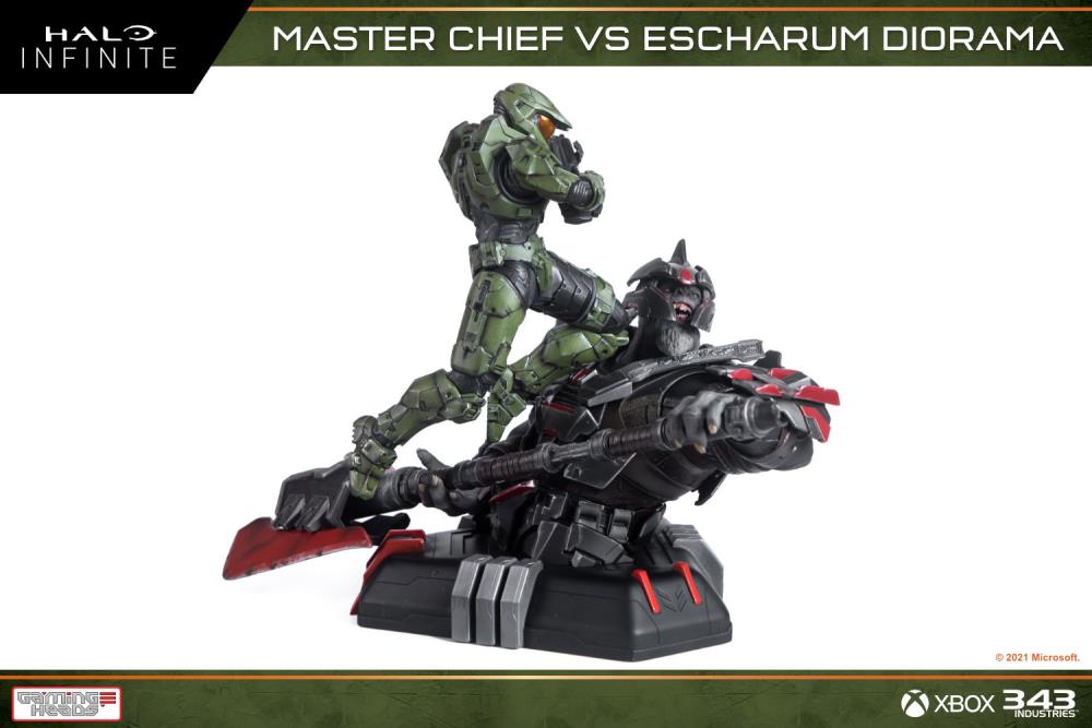 Halo Infinite Master Chief vs. Escharum Diorama Gallery Image 5