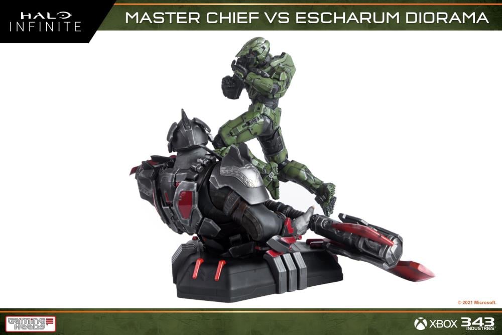 Halo Infinite Master Chief vs. Escharum Diorama Gallery Image 9