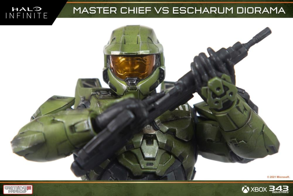 Halo Infinite Master Chief vs. Escharum Diorama Gallery Image 16