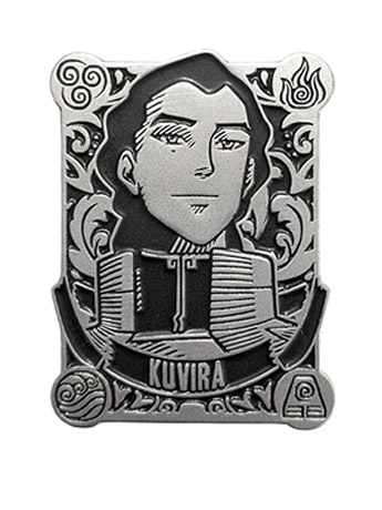 The Legend of Korra Silver Badge Kuvira (1st Edition) Enamel Pin Gallery Image 2