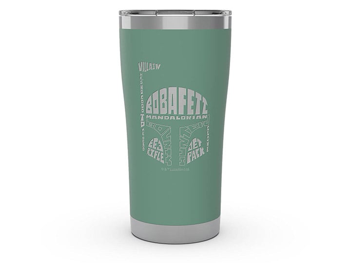 Star Wars Boba Fett Wordle 20 oz. Stainless Steel Tumbler Gallery Image 2