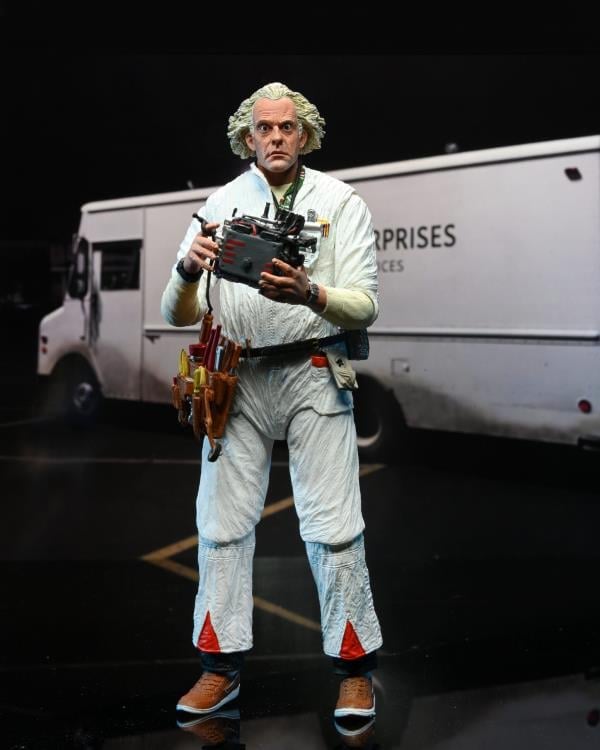 Back to the Future Ultimate Doc Brown (Hazmat Suit) Action Figure Gallery Image 3