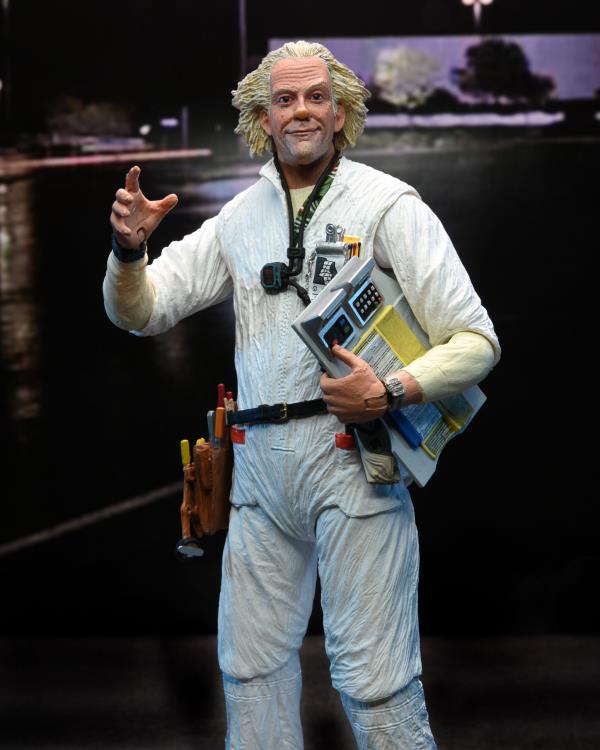 Back to the Future Ultimate Doc Brown (Hazmat Suit) Action Figure Gallery Image 10