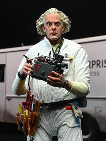 Back to the Future Ultimate Doc Brown (Hazmat Suit) Action Figure