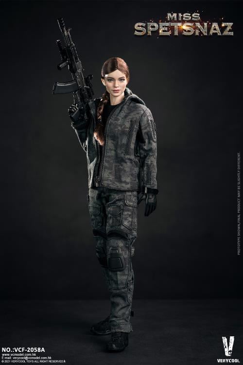 Russian Special Combat Miss Spetsnaz (Black Vest Ver.) 1/6 Figure Gallery Image 17
