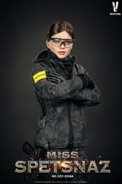 Russian Special Combat Miss Spetsnaz (Black Vest Ver.) 1/6 Figure Gallery Image 18