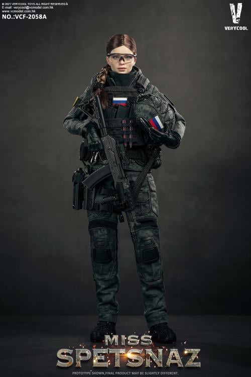 Russian Special Combat Miss Spetsnaz (Black Vest Ver.) 1/6 Figure Gallery Image 5
